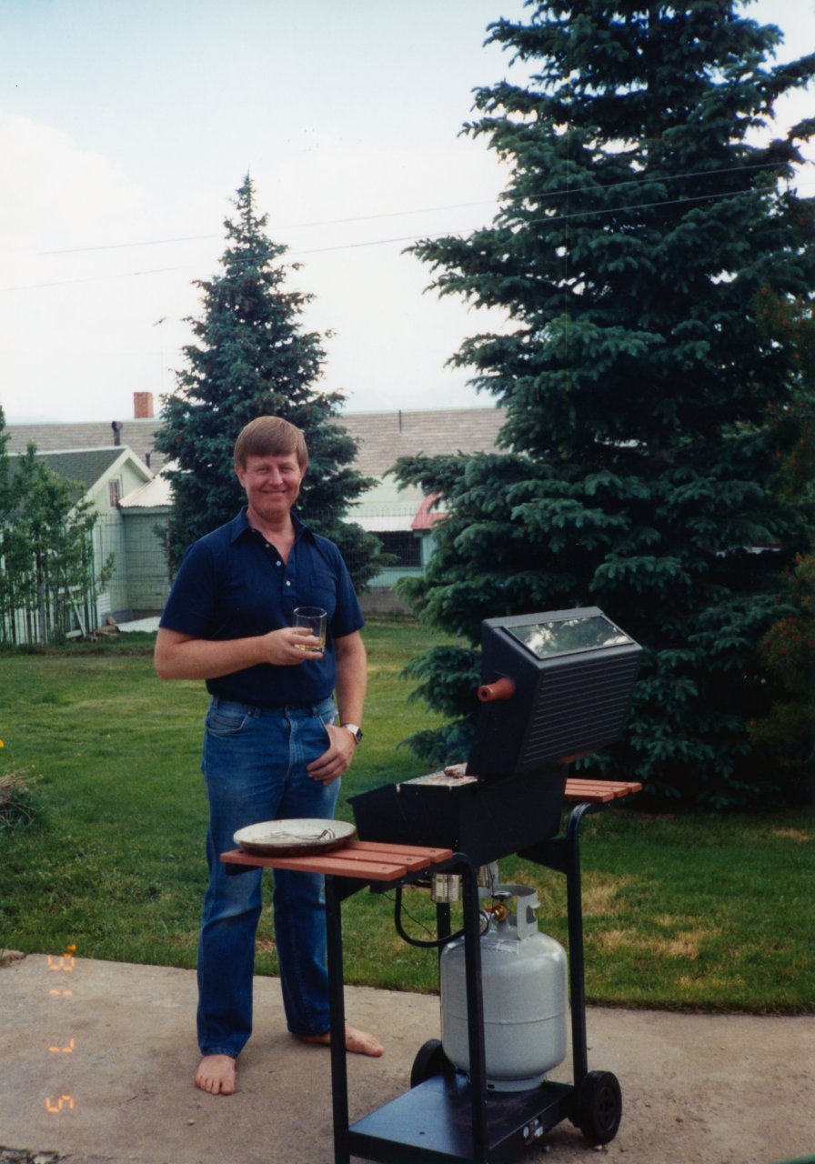 AandM in Leadville house July 4 1991